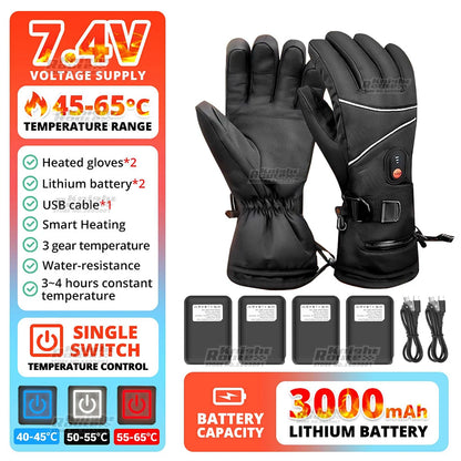 Gants Chauffants USB Rechargeables - Chaleur et Performance en Hiver