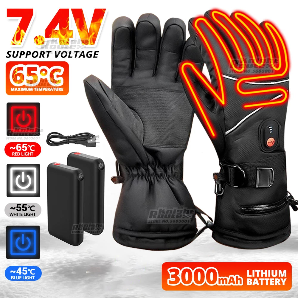 Gants Chauffants USB Rechargeables - Chaleur et Performance en Hiver