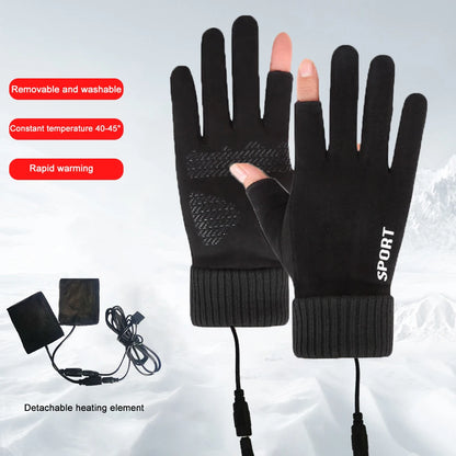 Gants Chauffants USB Rechargeables Tactiles