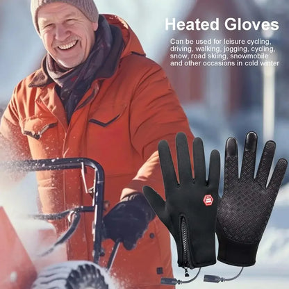 Gants chauffants USB avec écran tactile