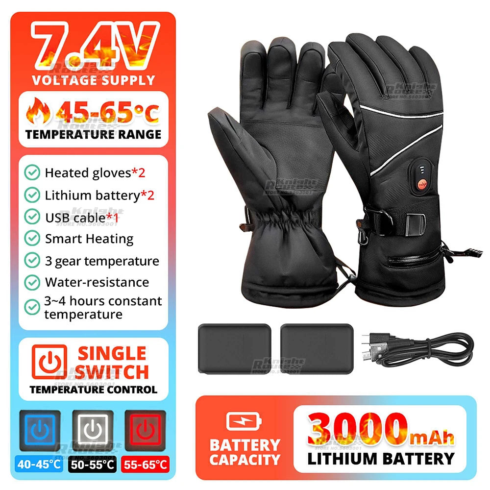 Gants Chauffants USB Rechargeables - Chaleur et Performance en Hiver