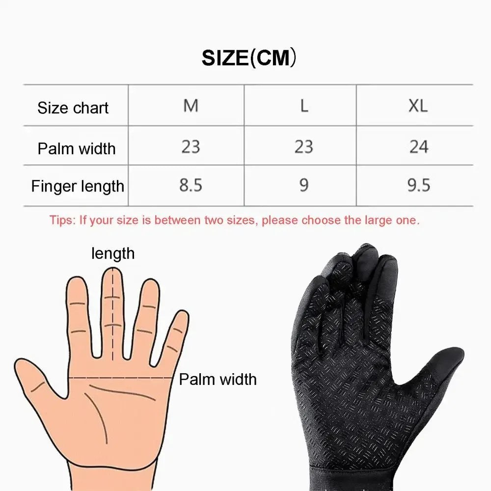 Gants chauffants USB avec écran tactile