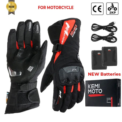 Gants Chauffants Moto - Hiver Chaud et Confortable