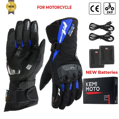 Gants Chauffants Moto - Hiver Chaud et Confortable