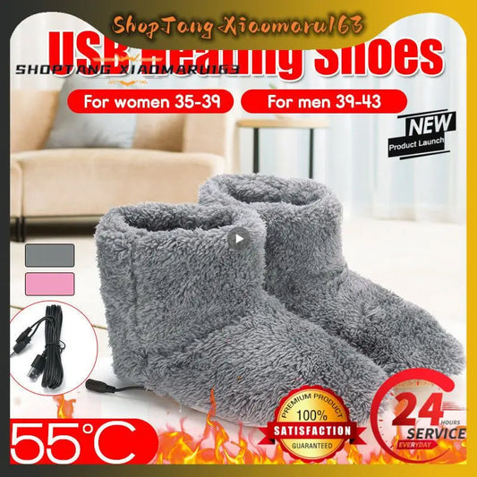 Chaussons Chauffants USB Hiver