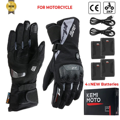 Gants Chauffants Moto - Hiver Chaud et Confortable