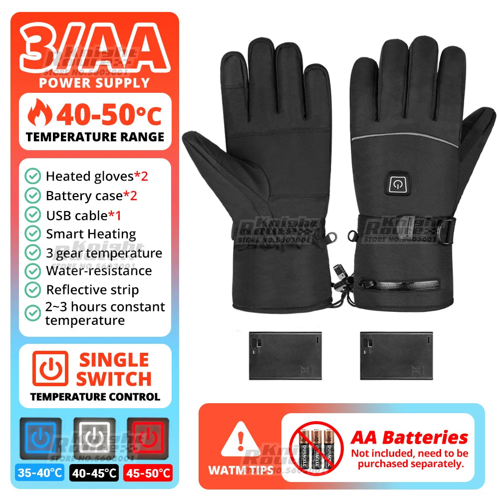 Gants Chauffants USB Rechargeables - Chaleur et Performance en Hiver